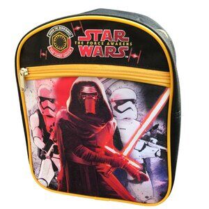 Disney Star Wars The Force Awakens Mini Backpack Adjustable Straps Zip Pockets